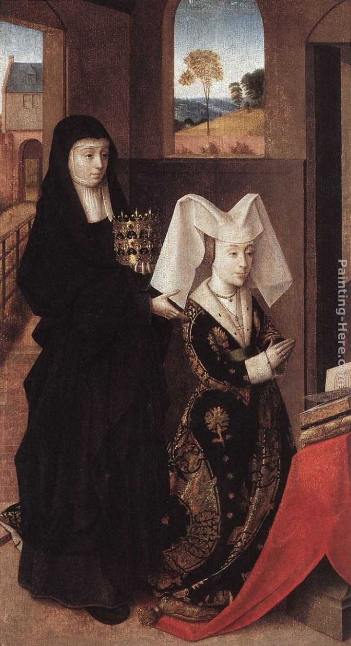 Petrus Christus Isabel of Portugal with St Elizabeth